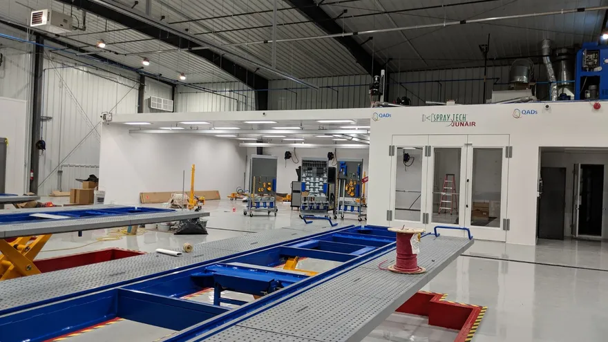 Industrial Paint Booth Installation