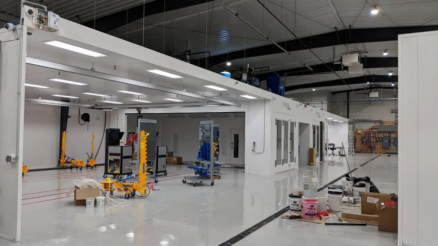 Automotive Paint Booth Installation